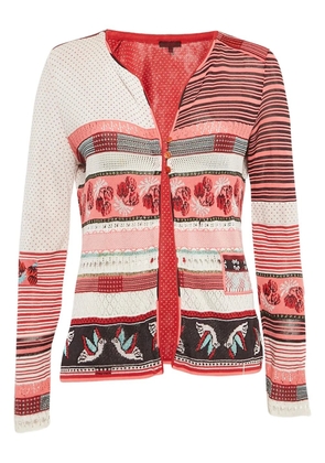 Kenzo Pre-Owned patterned button-up cardigan - Red