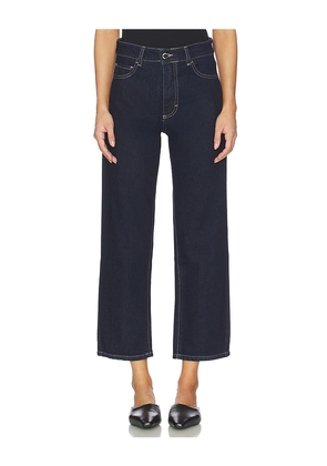 Icon Denim Jill Straight Jeans in Denim-Dark. Size 25. Also in 26, 27, 28, 29, 30, 31, 32.