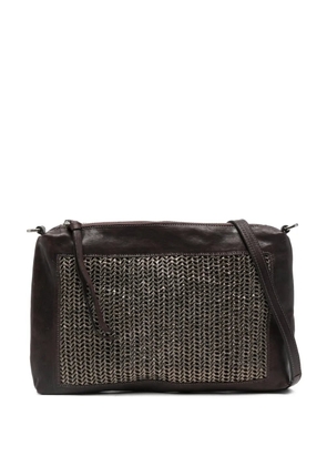 SOMMET Alicia woven satchel - Brown