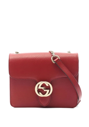 Gucci Pre-Owned 2000s Interlocking G shoulder bag - Red