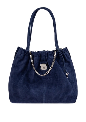 Marc Jacobs chain-detail suede tote bag - Blue