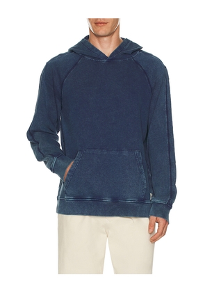 Fair Harbor Saltaire Hoodie in Blue. Size L. Also in M, S, XL/1X.
