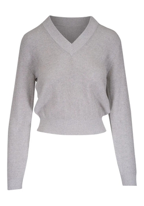 Brunello Cucinelli v-neck sweater - Grey