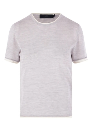 arch4 contrasting-edges short-sleeve T-shirt - Grey