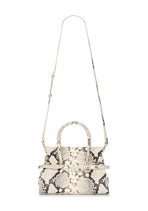 SIMKHAI River Small Top Handle Bag in Cream.