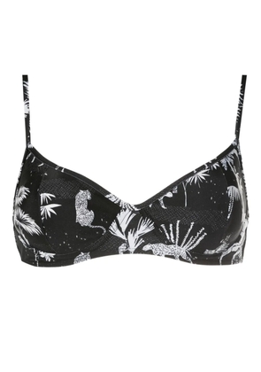 Lygia & Nanny Fiji half-cup bikini top - Black