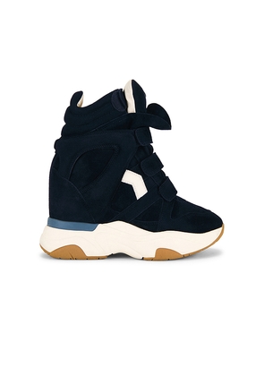 Isabel Marant Balskee Sneaker in Navy. Size 37. Also in 39, 41.