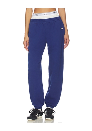 HOMMEgirls X Fruit Of The Loom Boxer Sweatpants in Navy. Size M. Also in S, XS.