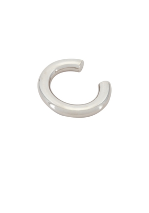Jennifer Fisher Jamma Cuff in Metallic Silver.