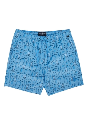 Psycho Bunny Damon swim shorts - Blue