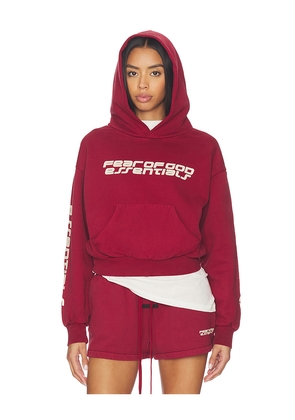 Fear of God ESSENTIALS Classic Hoodie in Red. Size L. Also in M, S, XL, XS.