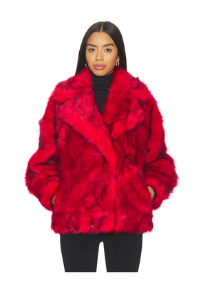 Jakke Rita Coat in Red. Size L. Also in M, S, XS.