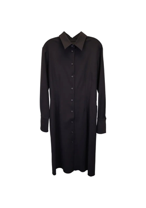 JOSEPH buttoned midi shirt dress - Black