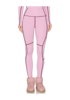 Halfdays Hallie Legging in Pink. Size L. Also in M, XL.