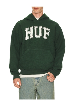 HUF Cracked Arch Inside Out Hoodie in Green. Size L. Also in M, S, XL/1X.