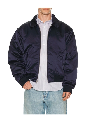 HUF Clothiers Reversible Flight Jacket in Navy. Size L. Also in M, S, XL/1X.