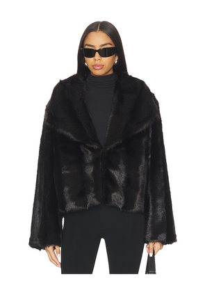 Gestuz Kenna Jacket in Chocolate. Size 32. Also in 38, 42.