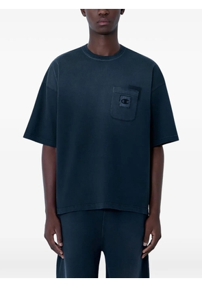 Champion patch-pocket T-shirt - Blue