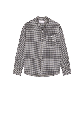 House of Sunny Gingham Shirt in Blue. Size L. Also in S, M, XL/1X.