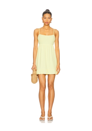 Lovers and Friends Davis Mini Dress in Lemon. Size M. Also in L, S, XL, XXS.