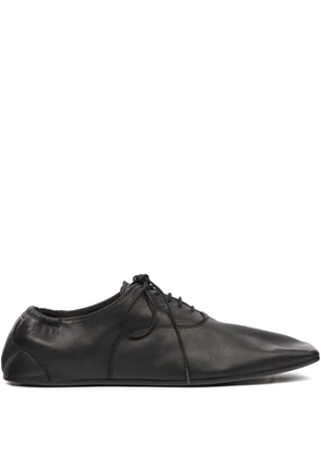 MM6 Maison Margiela square-toe Oxford shoes - Black