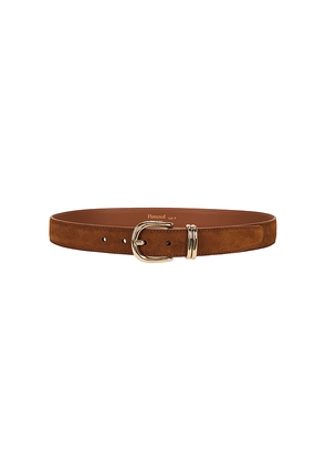 Flattered Beatrice Suede Belt in Tan. Size M-L. Also in XS-S.
