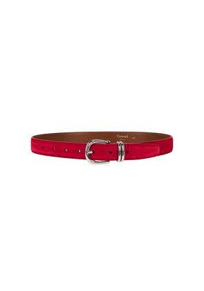 Flattered Beatrice Suede Belt in Red. Size M/L. Also in XS/S.