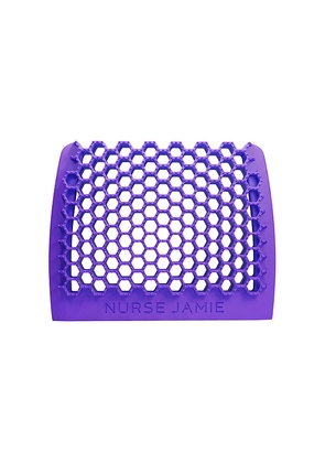 Nurse Jamie Exfoliband Silicone Loofah in Purple.