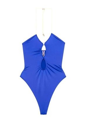 Maison Close Glow thong swimsuit - Blue