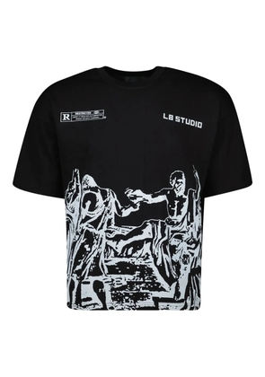 L8 Studio Socrates cotton T-shirt - Black