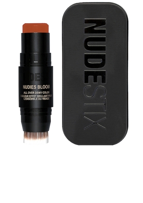 NUDESTIX Nudies Bloom All Over Face Dewy Color in Burnt Orange.
