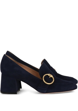 Gianvito Rossi Camden buckle-detail loafers - Blue