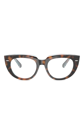 Ray-Ban tortoiseshell cat-eye glasses - Brown
