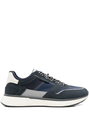 Gant panelled lace-up sneakers - Blue