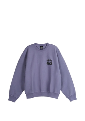 Stüssy dice-graphic sweatshirt - Purple