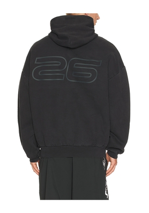 Fear of God ESSENTIALS 90'S Hoodie in Black. Size L. Also in M, S, XL/1X, XS, XXL/2X.