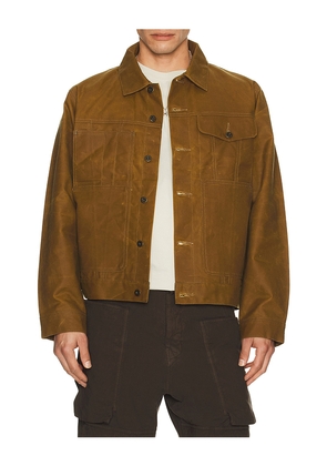 Filson Short Lined Cruiser Jacket in Brown. Size S. Also in XL/1X.