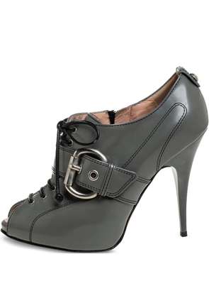 Giuseppe Zanotti Vintage 110mm leather heeled boots - Grey