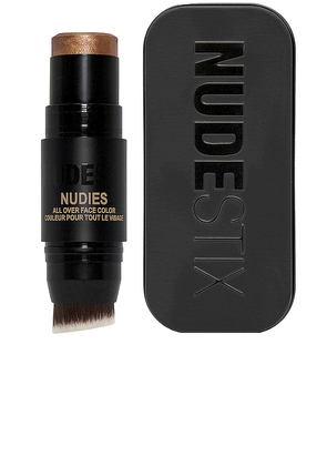 NUDESTIX Nudies All Over Face Color Glow in Metallic Bronze.