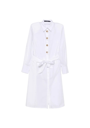 Karl Lagerfeld belted shirt dress - White