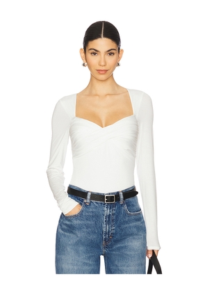 Lovers and Friends Mikka Bodysuit in White. Size M. Also in L, S, XL, XS, XXS.