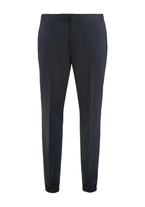 Zegna pressed-crease trousers - Blue