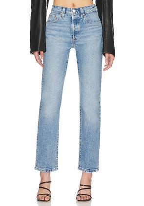 LEVI'S 501 Straight Jeans in Denim-Medium. Size 23. Also in 25, 27, 28, 29, 30, 31.