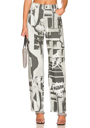 Miaou Fargo Pants in Grey. Size L. Also in M, S, XL, XS.