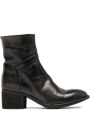 Officine Creative Denner zip boots - Black