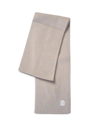 Parajumpers ribbed logo scarf - Grey