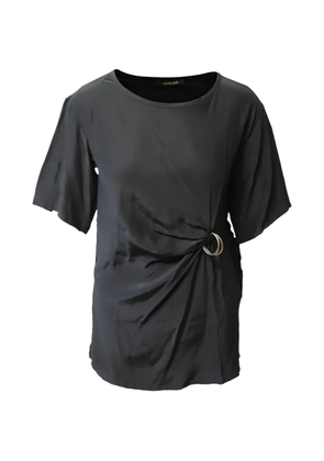 Roberto Cavalli Vintage buckle-detail blouse - Black