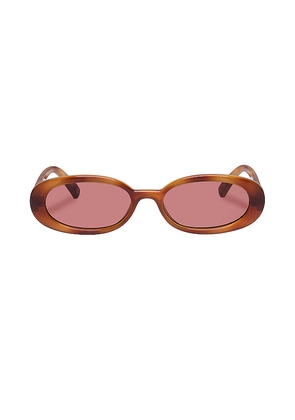 Le Specs Outta Love in Brown.