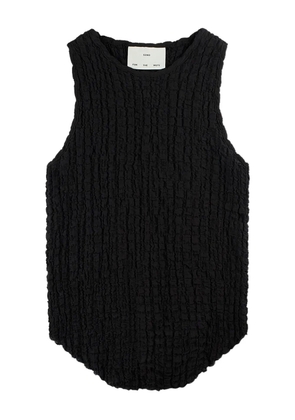 Song For The Mute ruffled tank top - Black
