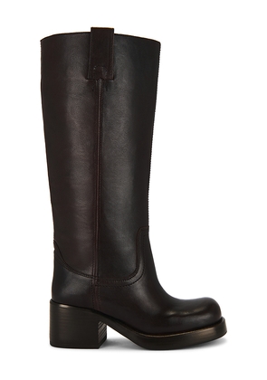 Jeffrey Campbell Reflect-TW Boot in Chocolate. Size 10. Also in 6, 7, 7.5, 8.5, 9, 9.5.